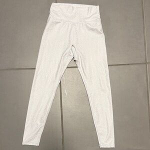 BuffBunny White Cheetah print Leggings